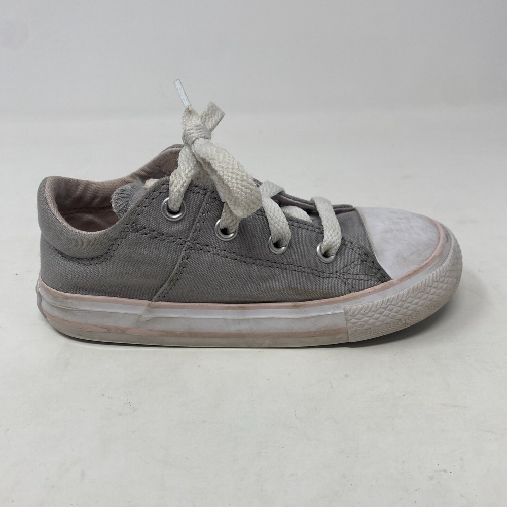 Converse Shoes Chuck Taylor One Star Sneaker Gray and Pink‎ Toddler Girl Size 9